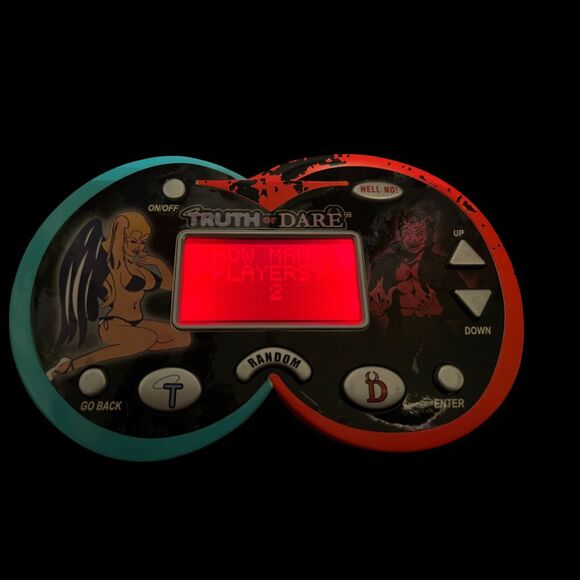 Vintage Electronic Truth or Dare Handheld Game, by Shiggles Tested & Works! 18+ - Picture 3 of 5